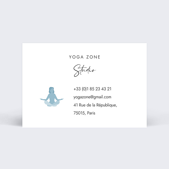 Carte de visite Yoga