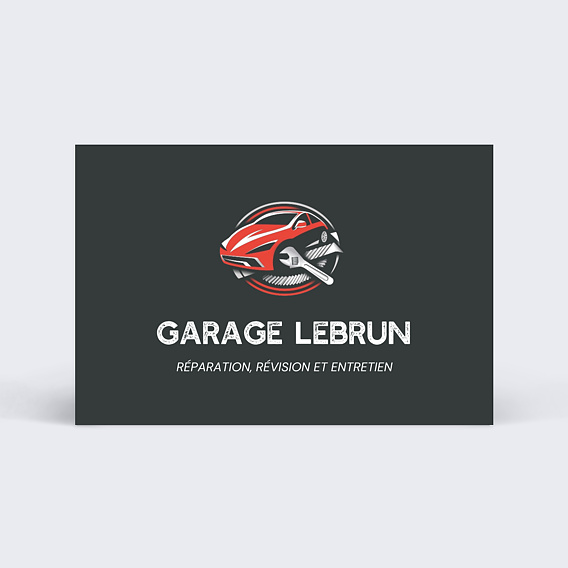 Carte de visite Garagiste Recto