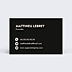 Carte de visite Simple
