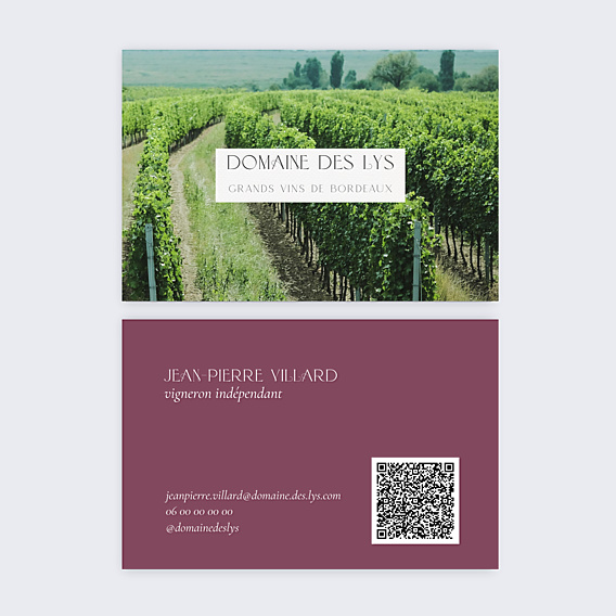 Carte de visite Vigneron