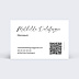 Carte de visite Mannequin Verso