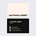 Carte de visite Simple