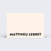 Carte de visite Simple