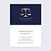 Carte de visite Avocat balance