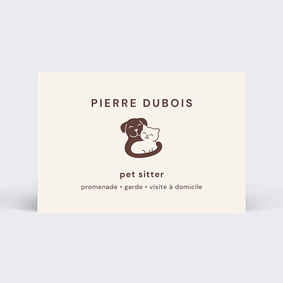 Carte de visite Pet sitter