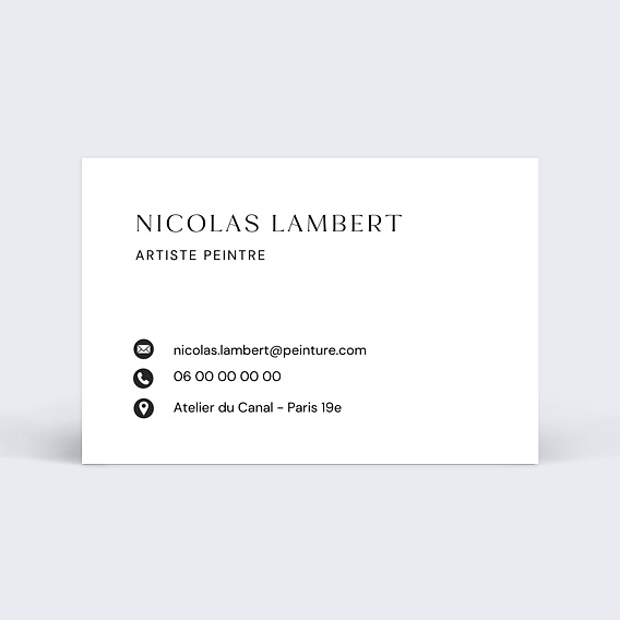 Carte de visite Logo Photo