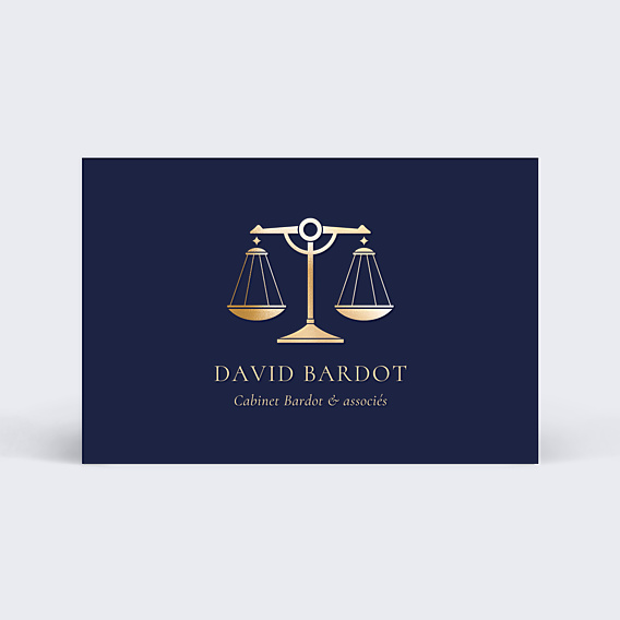 Carte de visite Avocat balance
