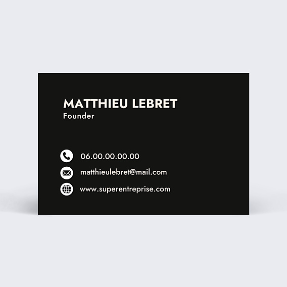 Carte de visite Simple