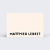 Carte de visite Simple