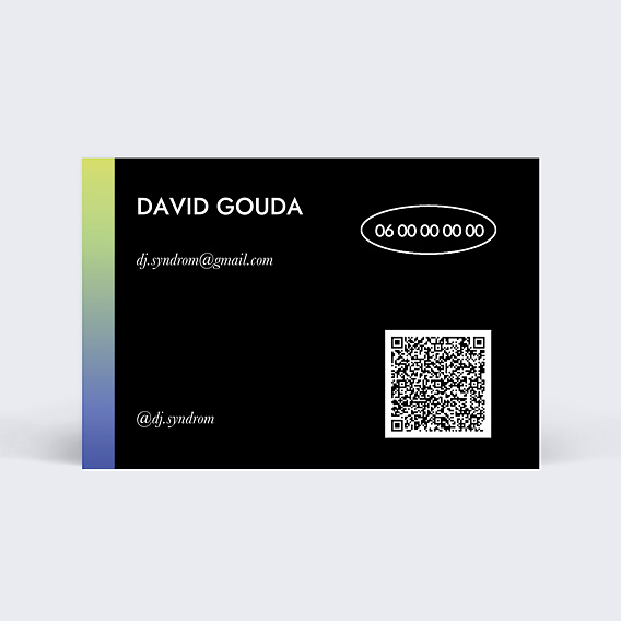 Carte de visite DJ