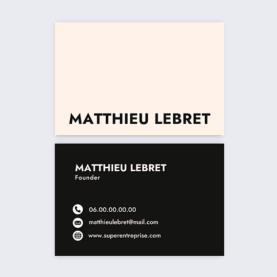 Carte de visite Simple