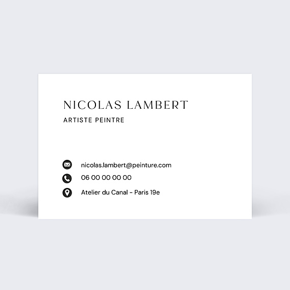 Carte de visite Logo Photo