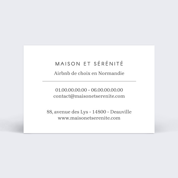 Carte de visite Airbnb