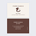 Carte de visite Pet sitter