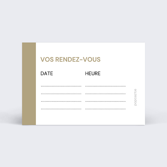 Carte de visite Ostéopathe Verso