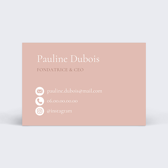 Carte de visite Wedding planner