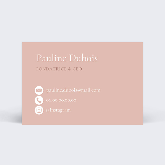 Carte de visite Wedding planner