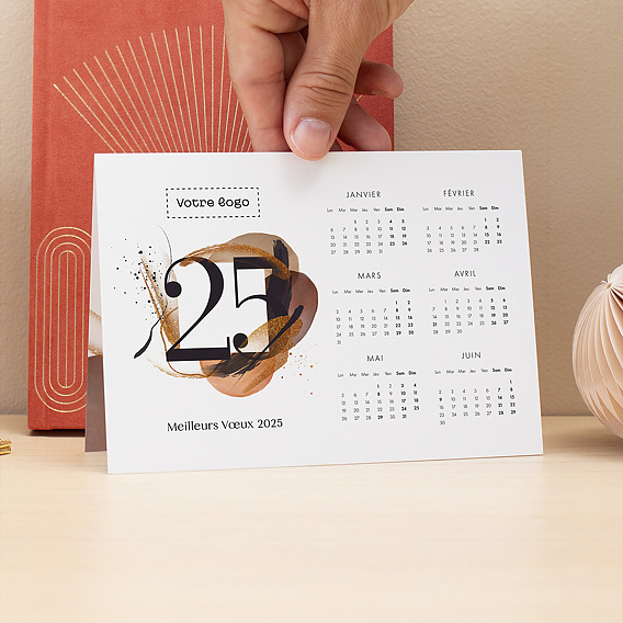 Calendrier coup de pinceau