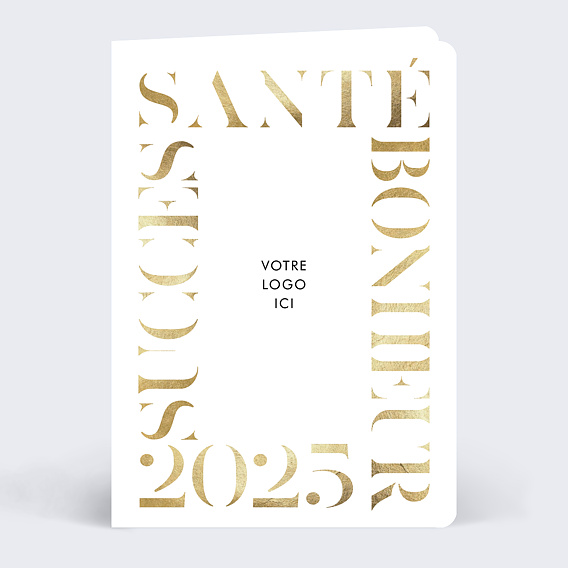 Carte de Voeux Entreprise Grands souhaits logo