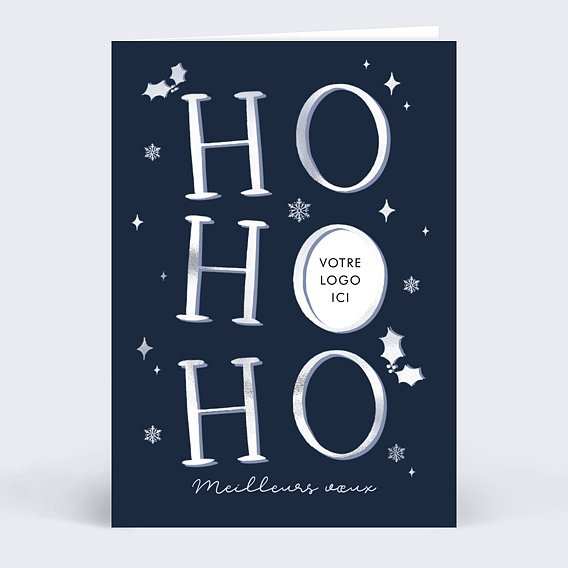 Carte de Voeux Entreprise Ho ho ho logo