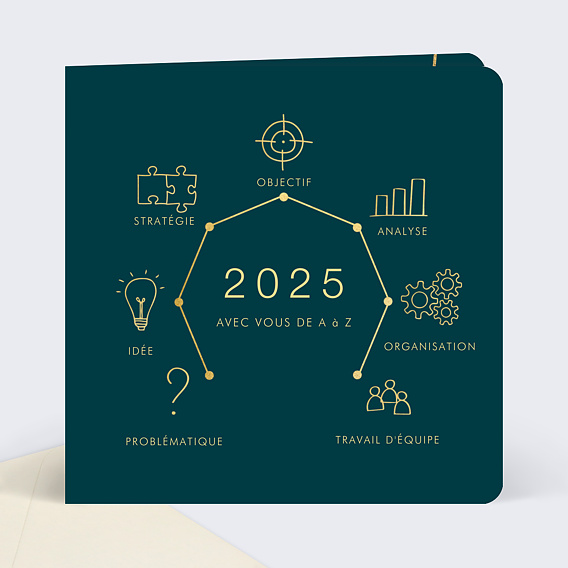 Cartes de voeux 2024 pour entreprises - Voeux professionnel