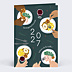 Carte de Voeux Entreprise Repas