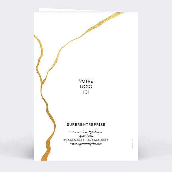 Carte de Voeux Entreprise Kintsugi