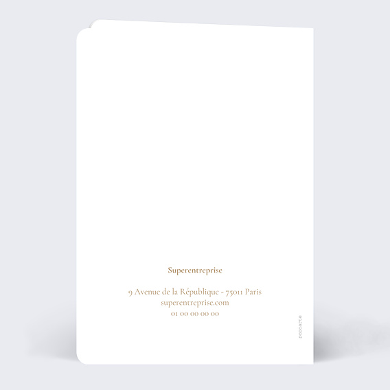 Carte de Voeux Entreprise Grands souhaits logo
