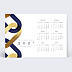 Carte de Voeux Entreprise Calendrier Maillons