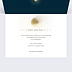 Carte de vœux entreprise Calendrier Solaire Intérieur Droit
