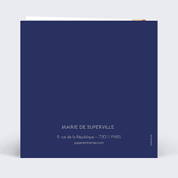 Carte de Voeux Entreprise Ronde Humaine