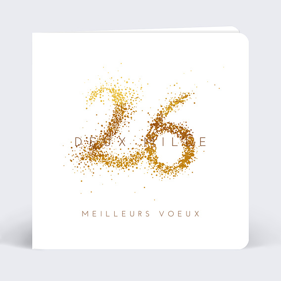 Carte de vœux entreprise Effervescence Après 1