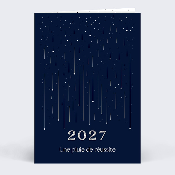 Carte de Voeux Entreprise Pluie de succès