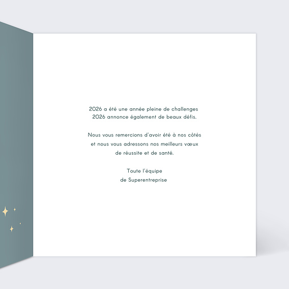 Carte de vœux entreprise Informatique Intérieur Droit