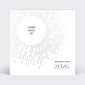 Carte de voeux virtuelle entreprise 2022 Explosion Logo