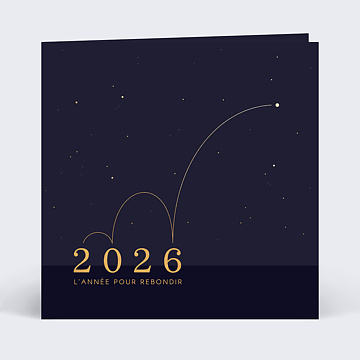 Carte de voeux virtuelle entreprise 2022 Rebondir