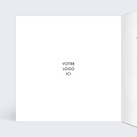 Carte de Voeux Entreprise Feuillage manuscrit