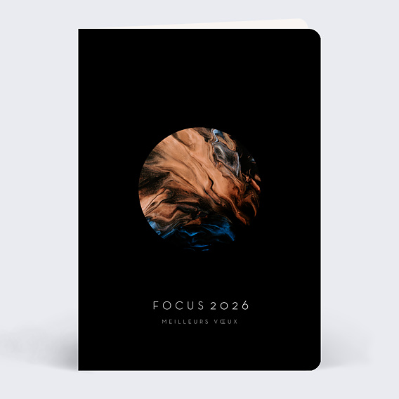 Carte de vœux entreprise Année au Microscope Après 3