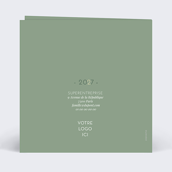 Carte de Voeux Entreprise Nature