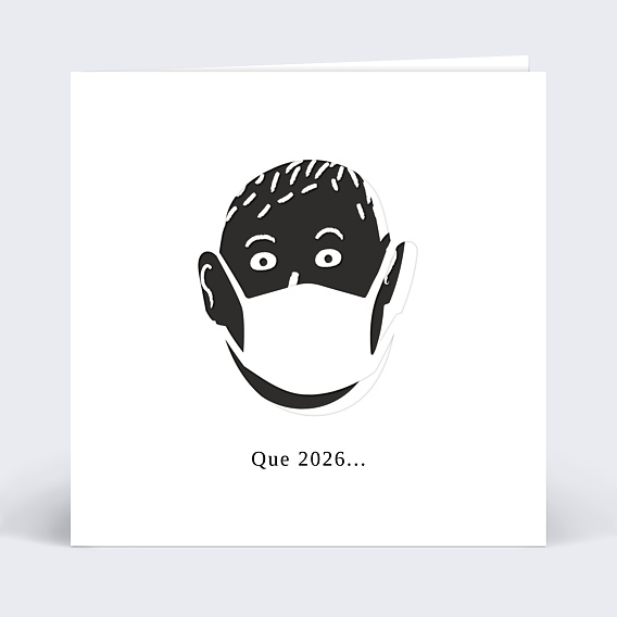 Carte de Voeux Entreprise Découpe Sourire