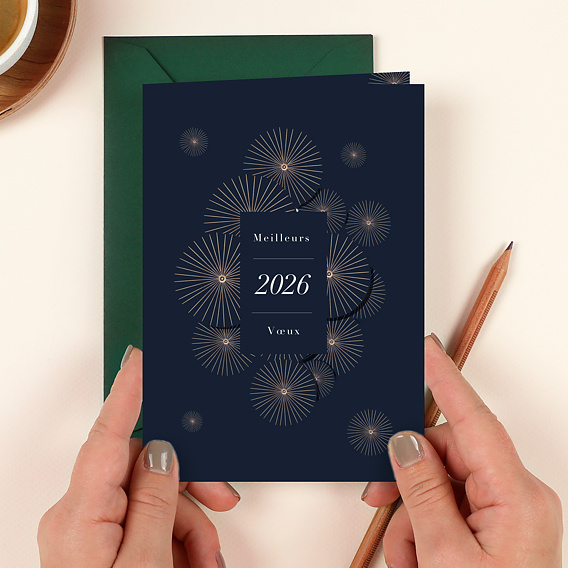 Carte de vœux entreprise Festivités Après 3