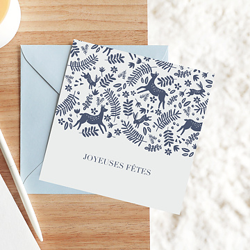 Carte de Voeux Entreprise Scandinave