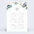 Carte de vœux entreprise Calendrier Sylvestre Verso