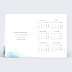 Carte de vœux entreprise Océan Calendrier Verso