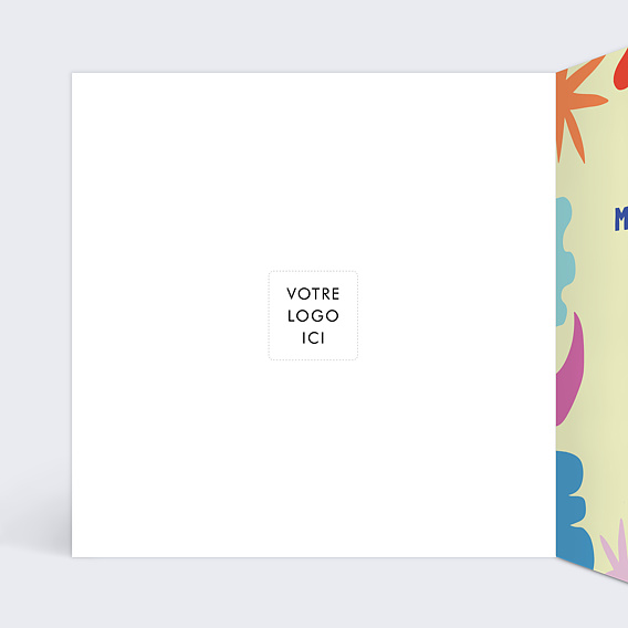 Carte de vœux entreprise Cosmic Folk - Leona Rose x Popcarte Intérieur Gauche