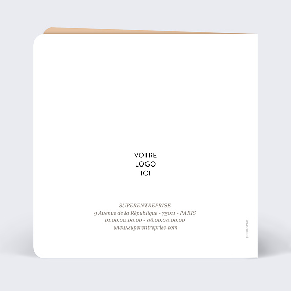 Carte de vœux entreprise À Vous de Jouer ! Verso