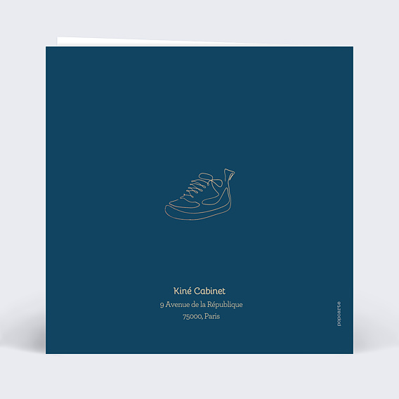 Carte de vœux entreprise Inarrêtable  Verso