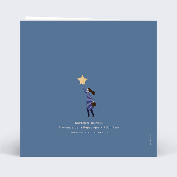 Carte de vœux entreprise Kaizen Verso