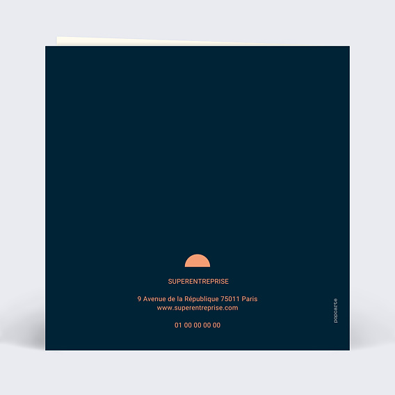 Carte de vœux entreprise Meilleur à Venir Verso