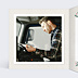 Carte de Voeux Entreprise Cadre Photo Transporteur